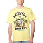 Colorado Rockies Margaritaville Beach Hut Graphic T-Shirt - Yellow - MLB Discount
