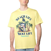 Los Angeles Dodgers Margaritaville Beach Hut Graphic T-Shirt - Yellow - MLB Online
