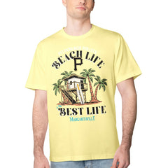 Pittsburgh Pirates Margaritaville Beach Hut Graphic T-Shirt - Yellow - MLB on Sale
