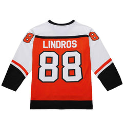 Eric Lindros Philadelphia Flyers 1996-97 Power Play Jersey - Orange - NHL 201979065