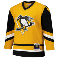 Mario Lemieux Pittsburgh Penguins 1984-85 Power Play Jersey - Gold - NHL 201979143