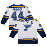 Chris Pronger St. Louis Blues 1999-00 Power Play Jersey - White - NHL 201979150