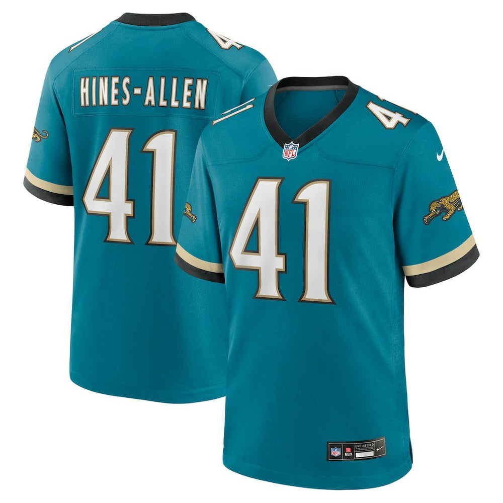 Nike Josh Hines-Allen Jacksonville Jaguars Prowler Throwback Player Game Jersey Teal