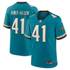 Nike Josh Hines-Allen Jacksonville Jaguars Prowler Throwback Player Game Jersey Teal