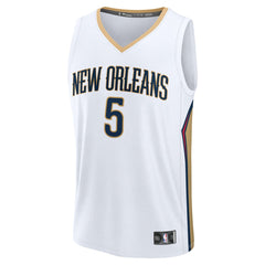Dejounte Murray New Orleans Pelicans Fast Break Replica Player Jersey Association Edition White | Fanatics Lifestyle