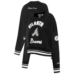 Atlanta Braves Pro Standard Women's Pearl Cropped Pullover Sweatshirt
- Black - MLB Lifestyle