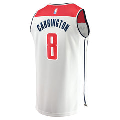 Carlton Carrington Washington Wizards Fast Break Replica Player Jersey Association Edition White | Fanatics US