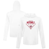 Washington Nationals Levelwear Anthem Home Field Pullover Hoodie - White - MLB Lifestyle