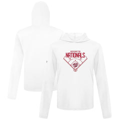 Washington Nationals Levelwear Anthem Home Field Pullover Hoodie - White - MLB Lifestyle