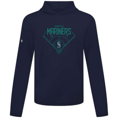 Seattle Mariners Levelwear Anthem Home Field Pullover Hoodie - Navy - MLB on Sale
