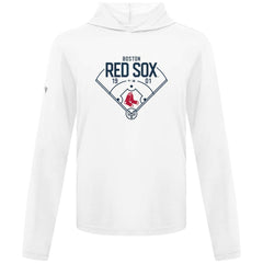 Boston Red Sox Levelwear Anthem Home Field Pullover Hoodie - White - MLB Discount
