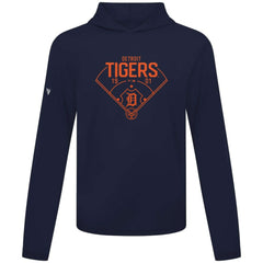 Detroit Tigers Levelwear Anthem Home Field Pullover Hoodie - Navy - MLB Online