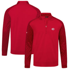 Cincinnati Reds Levelwear Aztec Insignia 2.0 Quarter-Zip Pullover Top - Red - MLB Online