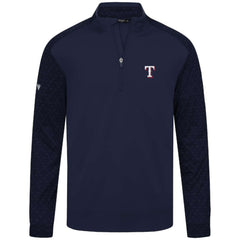Texas Rangers Levelwear Aztec Insignia 2.0 Quarter-Zip Pullover Top - Navy - MLB Lifestyle
