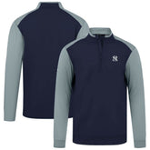 New York Yankees Levelwear Insignia 2.0 Quarter-Zip Pullover Top - Navy - MLB Sale