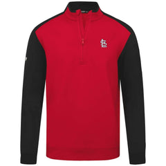 St. Louis Cardinals Levelwear Insignia 2.0 Quarter-Zip Pullover Top - Red - MLB Discount