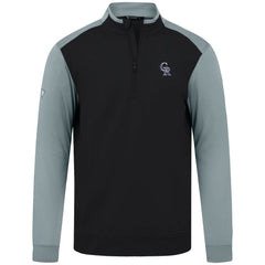 Colorado Rockies Levelwear Insignia 2.0 Quarter-Zip Pullover Top - Black - MLB Sale