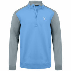 Kansas City Royals Levelwear Insignia 2.0 Quarter-Zip Pullover Top - Light Blue - MLB Online
