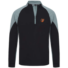 Baltimore Orioles Levelwear Cadet Insignia 2.0 Raglan Quarter-Zip Jacket - Black - MLB Online