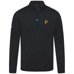 Pittsburgh Pirates Levelwear Heron Insignia 2.0 Quarter-Zip Jacket - Black - MLB Discount