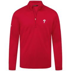 Philadelphia Phillies Levelwear Heron Insignia 2.0 Quarter-Zip Jacket - Red - MLB Lifestyle