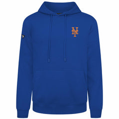 New York Mets Levelwear Podium Primary Pullover Hoodie - Royal - MLB Discount