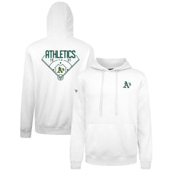 Athletics Levelwear Podium Primary Pullover Hoodie - White - MLB Online
