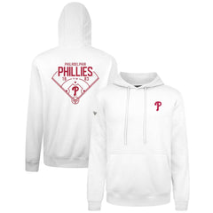 Philadelphia Phillies Levelwear Podium Primary Pullover Hoodie - White - MLB Sale