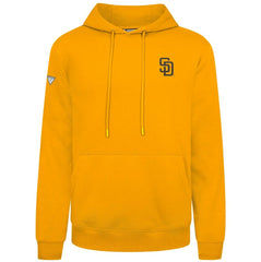 San Diego Padres Levelwear Podium Primary Pullover Hoodie - Gold - MLB on Sale