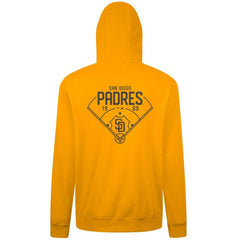 San Diego Padres Levelwear Podium Primary Pullover Hoodie - Gold - MLB on Sale