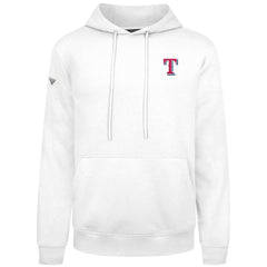 Texas Rangers Levelwear Podium Primary Pullover Hoodie - White - MLB Online