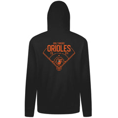 Baltimore Orioles Levelwear Podium Primary Pullover Hoodie - Black - MLB on Sale