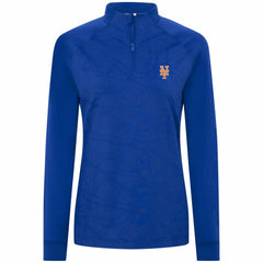 New York Mets Levelwear Women's Amethyst Insignia 2.0 Quarter-Zip Jacket - Royal - MLB on Sale