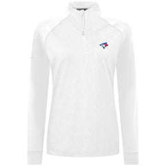 Toronto Blue Jays Levelwear Women's Amethyst Insignia 2.0 Quarter-Zip Jacket - White - MLB Online