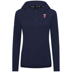Minnesota Twins Levelwear Women's Raven Insignia 2.0 Quarter-Zip Jacket - Navy - MLB on Sale