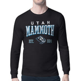Utah Mammoth Starter Retro Graphic Long Sleeve T-Shirt - Black - NHL 201983140