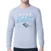 Utah Mammoth Starter Retro Graphic Long Sleeve T-Shirt - Heather Gray - NHL 201983142