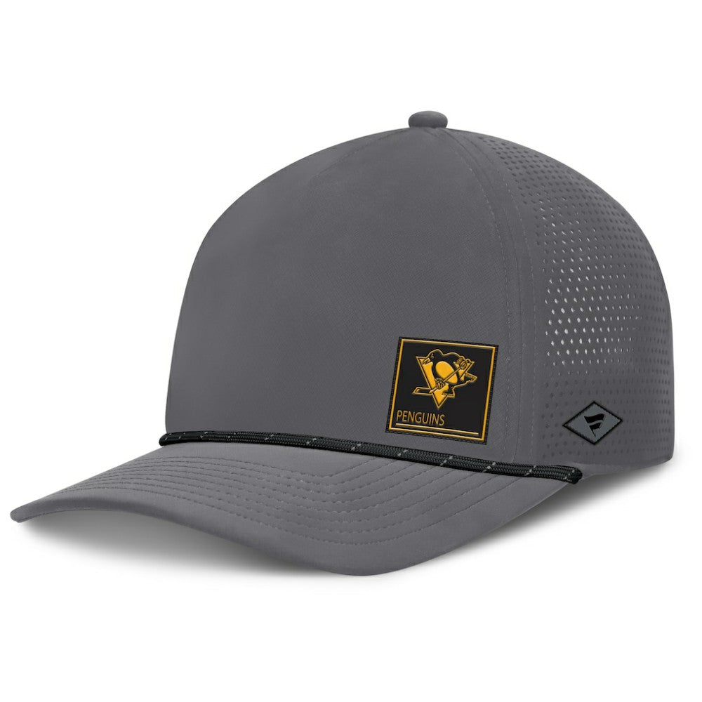 Pittsburgh Penguins Fanatics Captain Rope Adjustable Hat - Gray - NHL 201984010