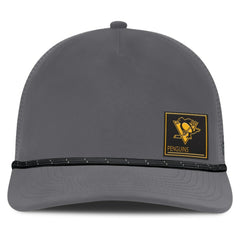 Pittsburgh Penguins Fanatics Captain Rope Adjustable Hat - Gray - NHL 201984010
