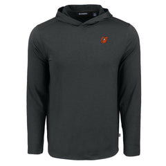 Baltimore Orioles Cutter & Buck Coastline Epic Comfort Recycled Eco Hoodie Long Sleeve T-Shirt - Black - MLB Online