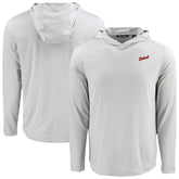 Detroit Tigers Cutter & Buck Coastline Epic Comfort Recycled Eco Hoodie Long Sleeve T-Shirt - Gray - MLB Lifestyle