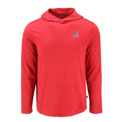 Detroit Tigers Cutter & Buck Coastline Epic Comfort Recycled Eco Hoodie Long Sleeve T-Shirt - Red - MLB Sale