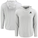 Arizona Diamondbacks Cutter & Buck Coastline Epic Comfort Recycled Eco Hoodie Long Sleeve T-Shirt - Gray - MLB Sale