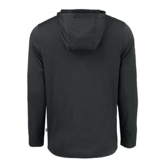 Miami Marlins Cutter & Buck Coastline Epic Comfort Recycled Eco Hoodie Long Sleeve T-Shirt - Black - MLB Discount