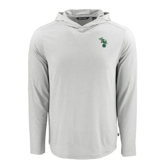 Athletics Cutter & Buck Coastline Epic Comfort Recycled Eco Hoodie Long Sleeve T-Shirt - Gray - MLB on Sale