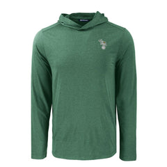 Athletics Cutter & Buck Coastline Epic Comfort Recycled Eco Hoodie Long Sleeve T-Shirt - Green - MLB on Sale
