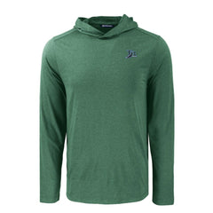 Tampa Bay Rays Cutter & Buck Coastline Epic Comfort Recycled Eco Hoodie Long Sleeve T-Shirt - Hunter Green - MLB Online