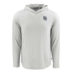Washington Nationals Cutter & Buck Coastline Epic Comfort Recycled Eco Hoodie Long Sleeve T-Shirt - Gray - MLB Lifestyle