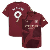 Erling Haaland Manchester City 2024/25 Third Player Jersey Burgundy - Puma for sale
