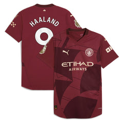 Erling Haaland Manchester City 2024/25 Third Player Jersey Burgundy - Puma for sale